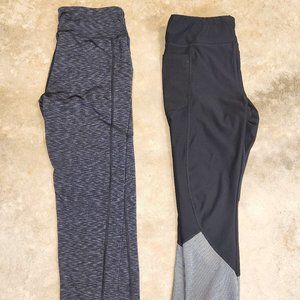 Lot of 2 Women's Size Large Yoga Pants